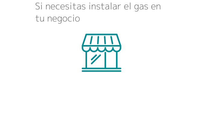 Si necesitas instalar el gas en tu negocio