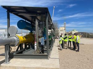 El conseller de Empresa, Empleo y Energía visita el hidrogenoducto, que está en su fase final de ejecución